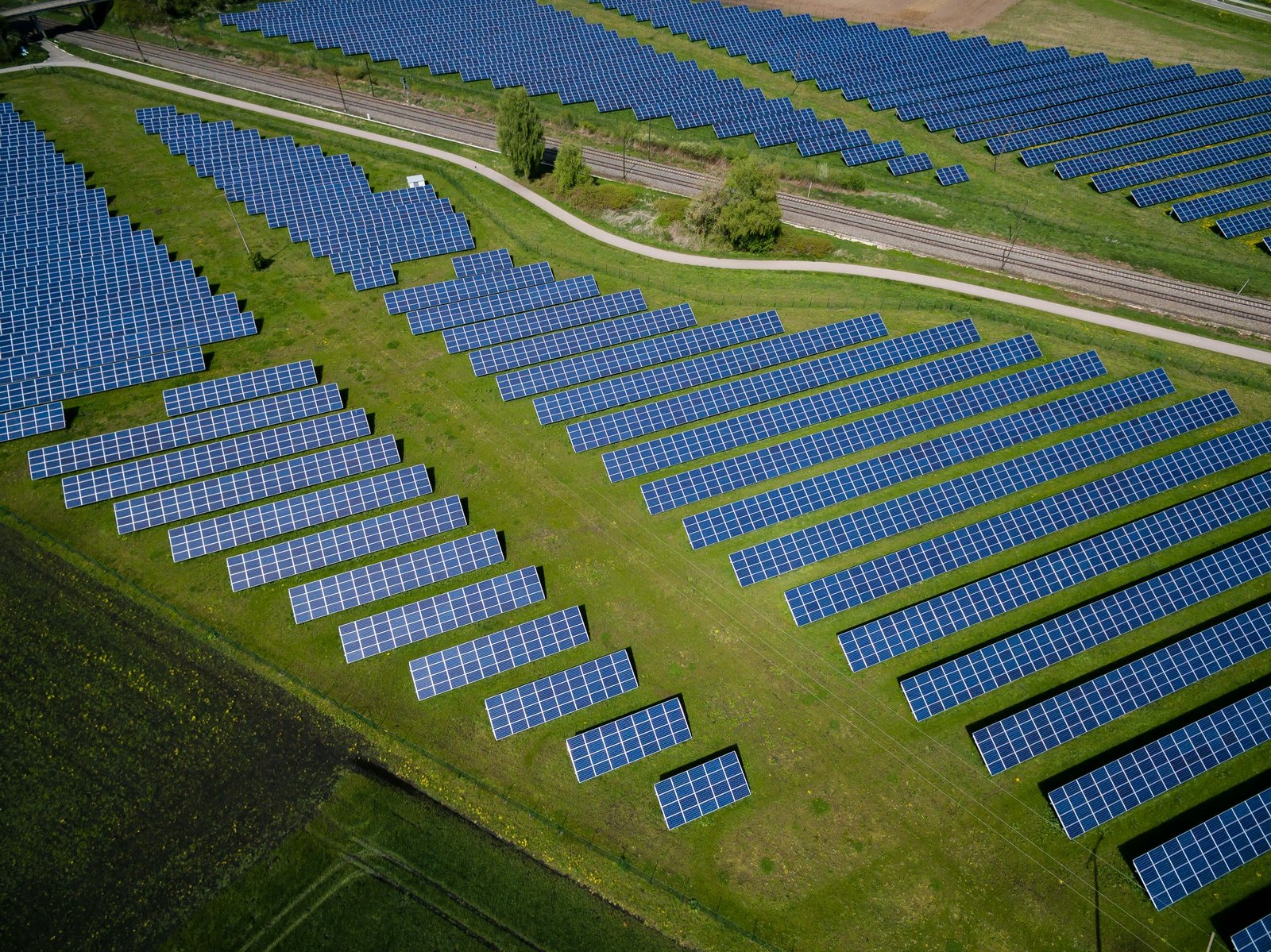 Utility-scale solar park